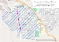 Proposed Port Glasgow 20mph zone